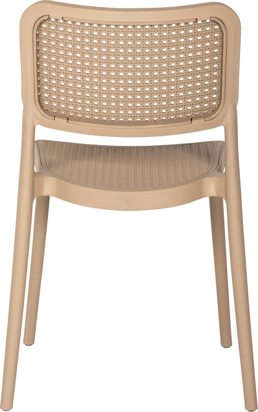 Stol iz polipropilena MEKO FH5934.03 kapučino 51x52x80Hcm