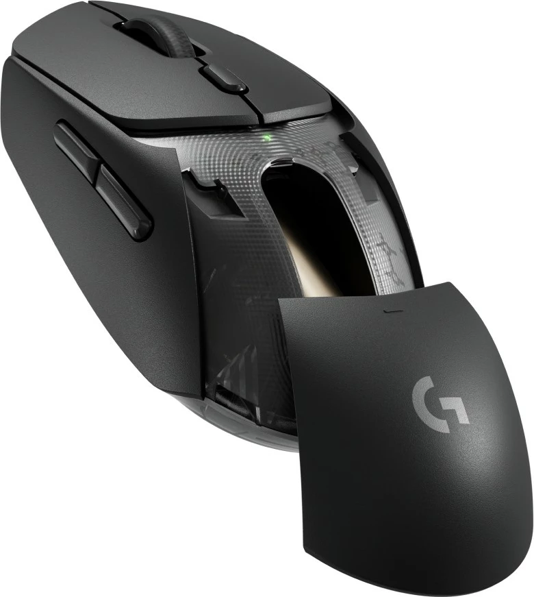 Optični igralni miš, desna roka, RF brezžična + Bluetooth, 2560 DPI, 400 fps, črna Logitech G 910-007199