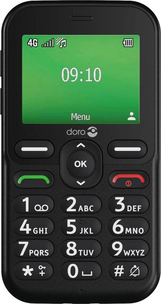 Pametni telefon Doro Leva E10 LTE, črn
