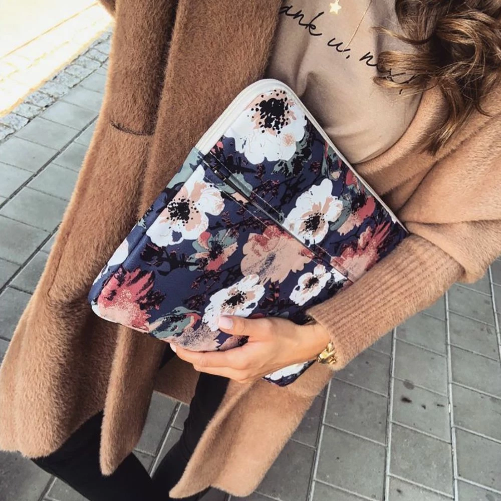 Torba za prenosnik Canvaslife Briefcase 15-16", modro/rožnata