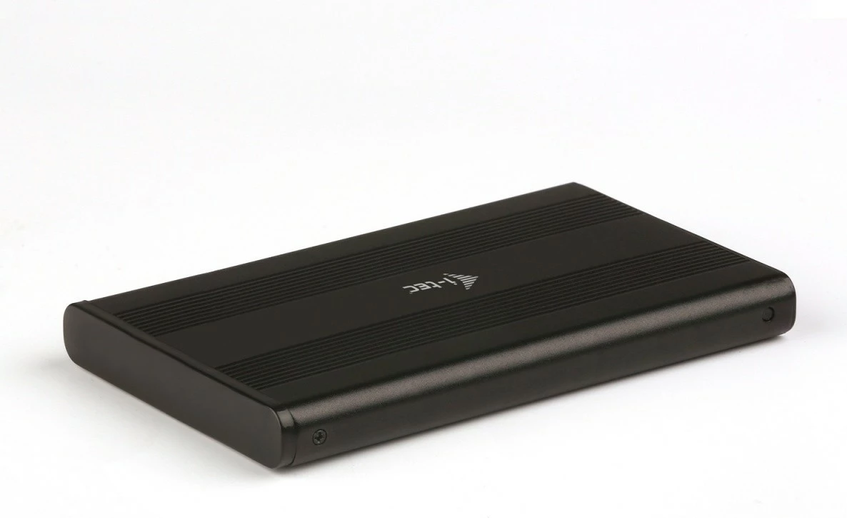 Zunanja aluminijasta kaseta za 2,5" HDD/SSD i-tec MYSAFE AluBasic, USB 3.0, črna