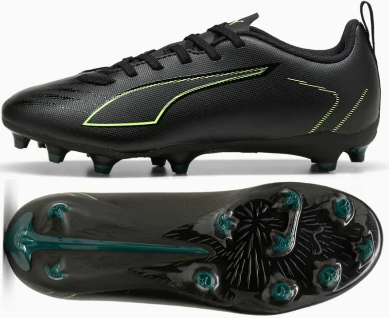 Nogometni kopački za otroke Puma, črni