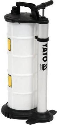 Ročna črpalka za menjavo olja YATO YT-07087, polipropilen, bela