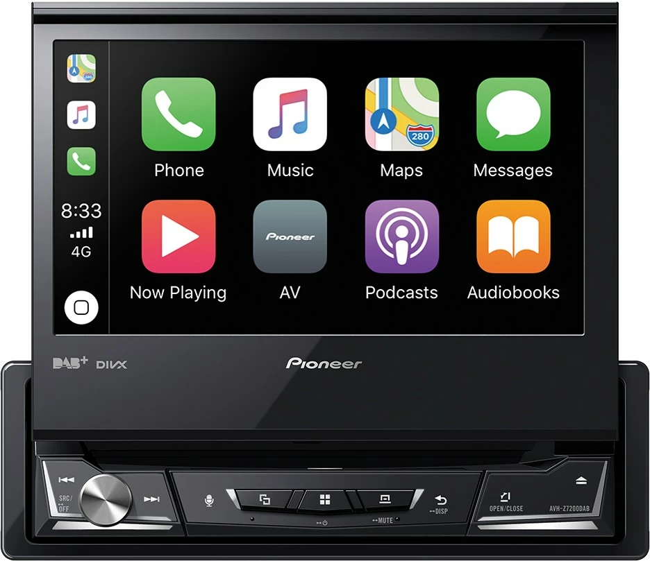 Multimedija za avto Pioneer AVH-Z7200DAB, zaslon na dotik, DAB+, Bluetooth, črn