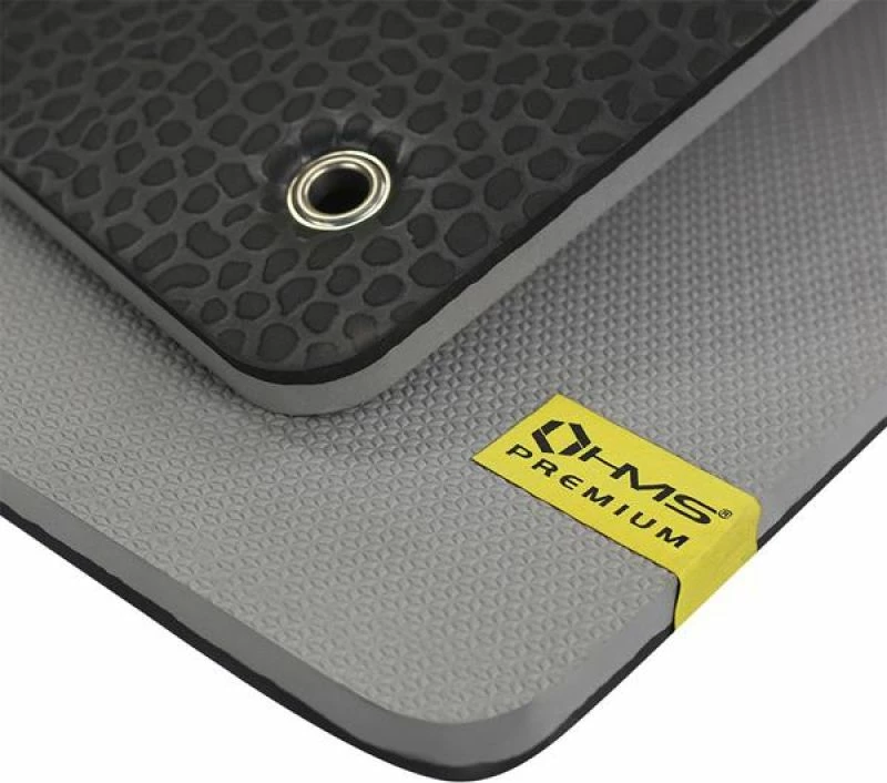 Tapison za fitnes z luknjami HMS Premium MFK02, sive-črne