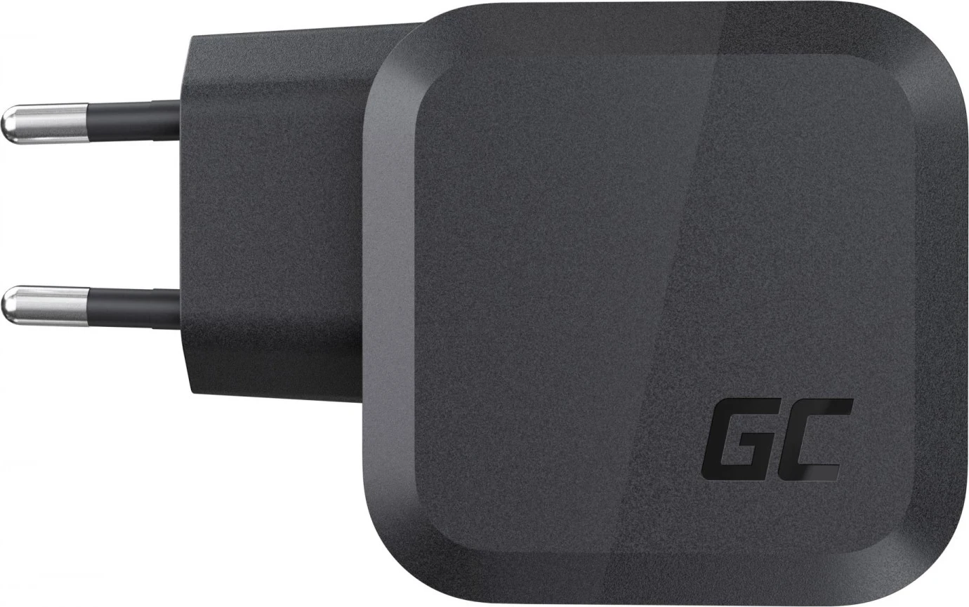 Polnilec za telefon Green Cell, črn