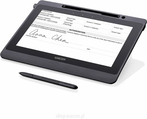 Grafična tablica 10,6 inč, Full HD, pisalo brez baterije — Wacom DTU1141B, črna