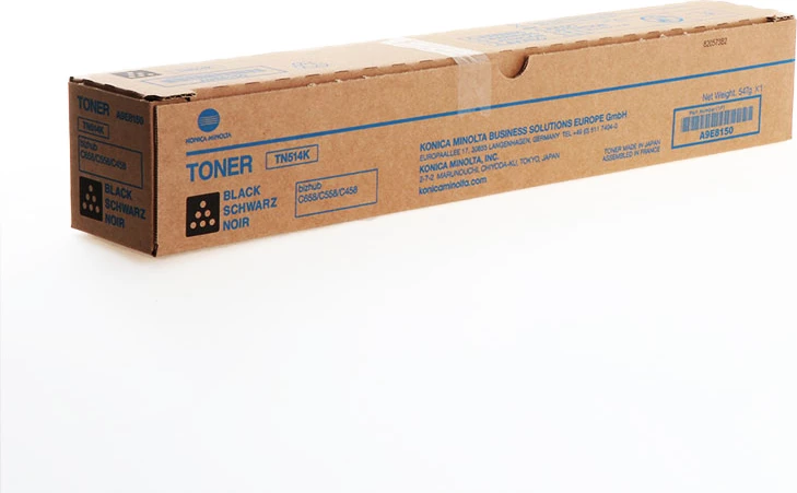 Toner kartuša Konica Minolta TN514K A9E8150/A9E815C, zmogljivost do 28.000 strani, črn