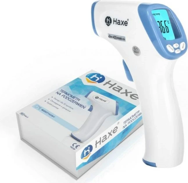 Infrardeči termometer Haxe HW-2, bel