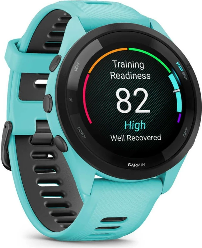 Pametna ura z AMOLED zaslonom Garmin Forerunner 265, 8 GB, GPS, modra