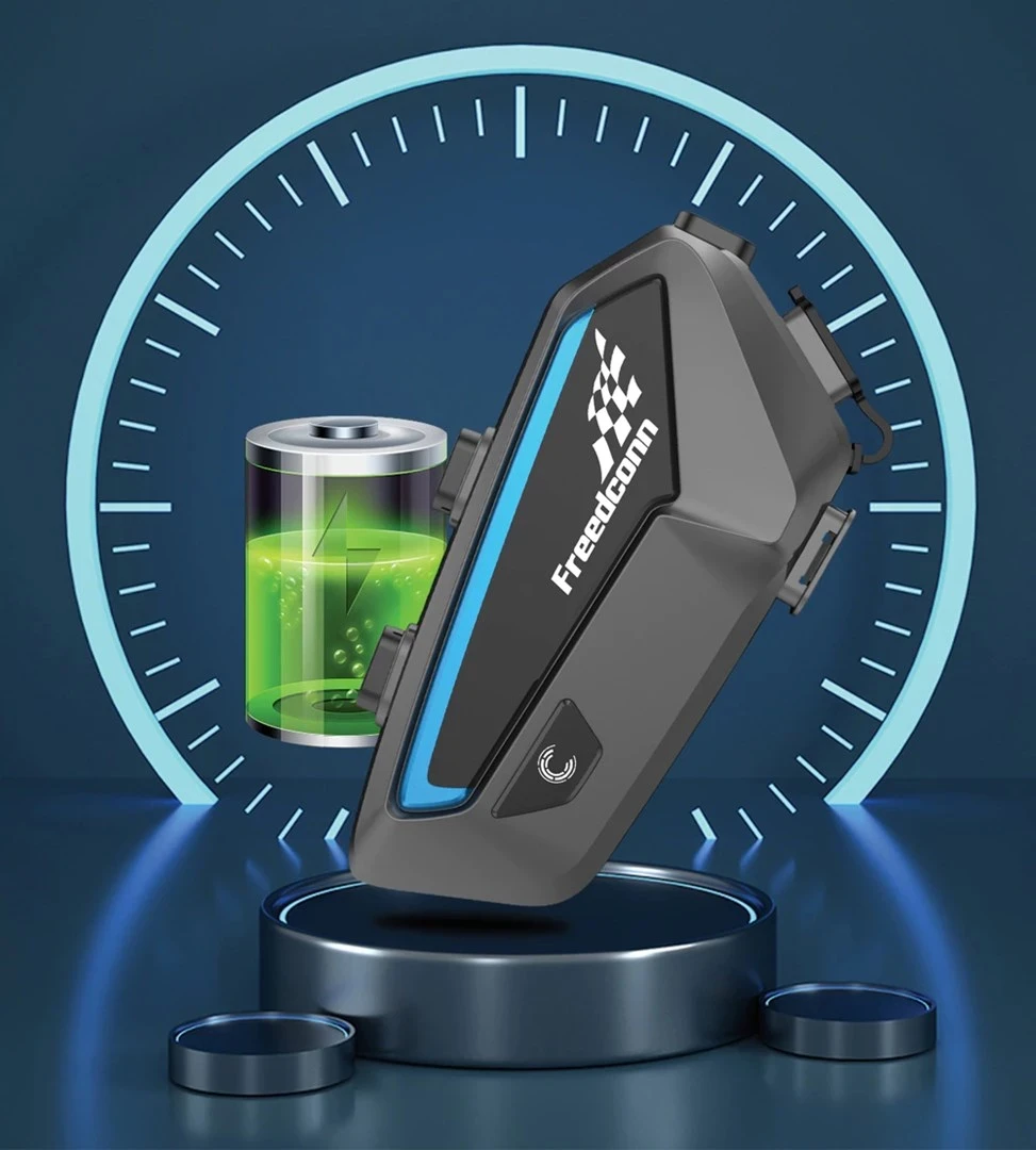 Interkom za motor FreedConn FX, črn