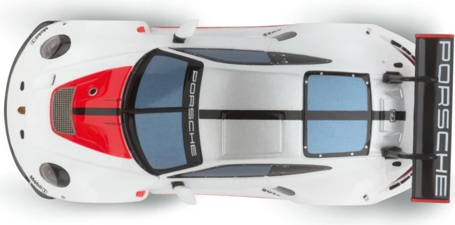 Model športnega avtomobila Carrera Porsche 911 GT3 R, 8 let, bel