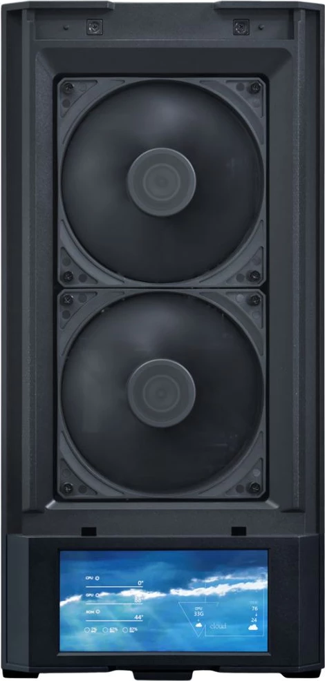 Računalniško ohišje Lancool 207 Digital Lian Li G99.LAN207DX.00, črn