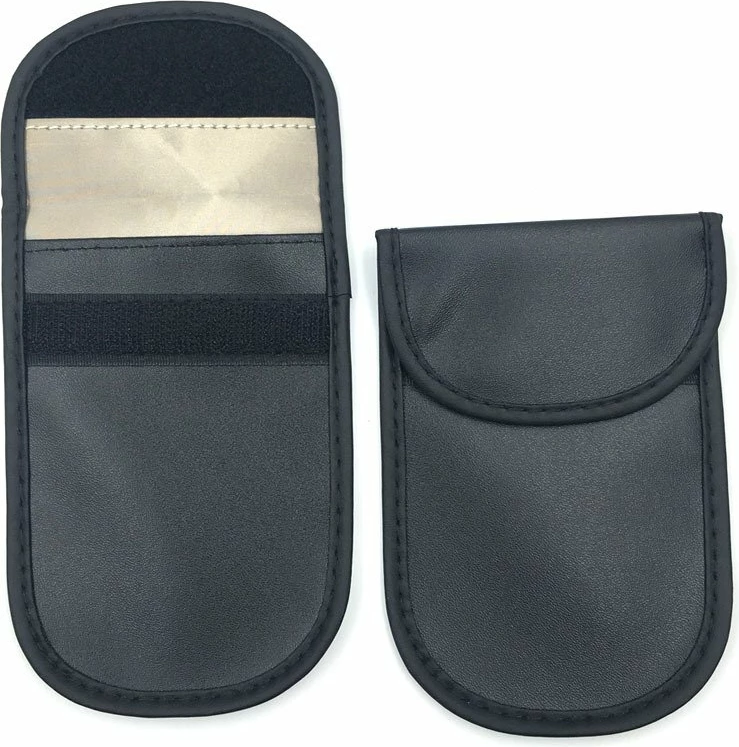 Zaščitni ovitek proti kraji za avtomobilske ključe Hurtel, Faraday škatla, 14x10 cm, črn