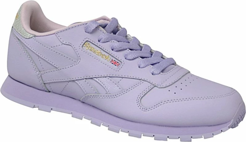 Superge Reebok Classic Leather, vijolične — za ženske in otroke