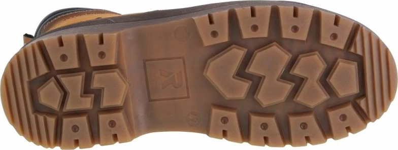 Visoke moške škornje Rieker, rjava