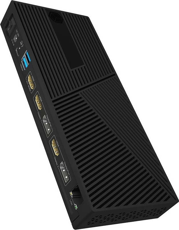 Docking station 11-v-1, USB 3.2, 3x HDMI, 2x DisplayPort, 100W, črn ICY BOX
