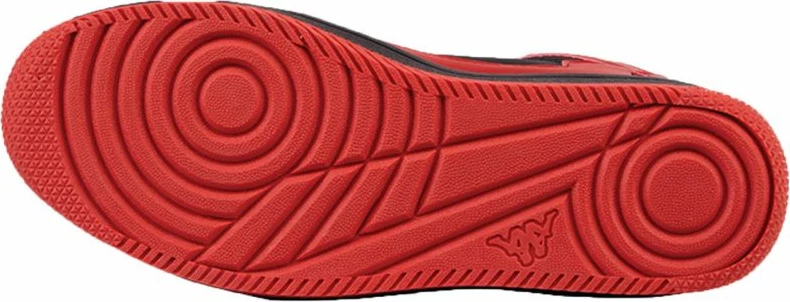 Topel podložen par športnih čevljev Lineup Fur, Kappa, črno-rdeč