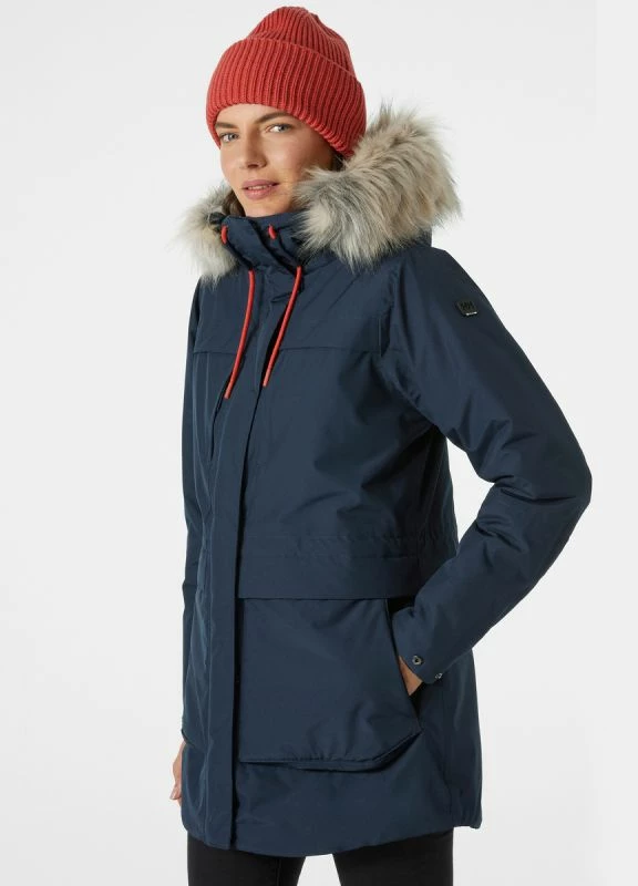 Parka za ženske Helly Hansen, temno modra