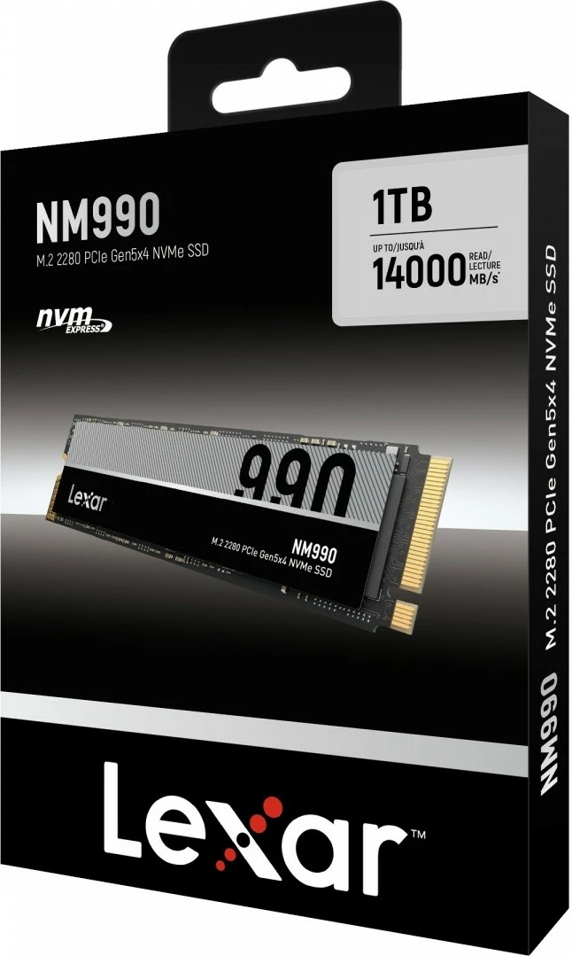 Notranji SSD 1TB, M.2 2280, PCI-Express Gen5, Lexar NM990