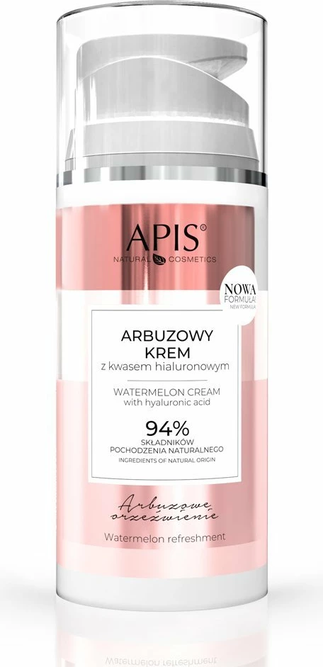 Vlažilna krema z lubenico APIS Watermelon Refreshment, hialuronska kislina, 100 ml