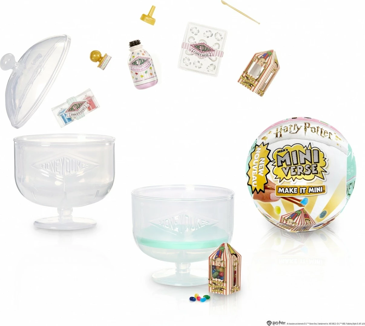 Kolekcionarska figurica MGA Miniverse Make It Mini Harry Potter Honeydukes, set, plastika