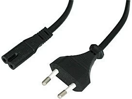 Napajalni kabel LINDY IEC 320 C7, 2 m, črn