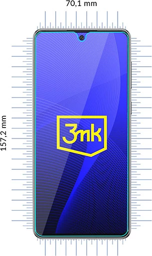 Hibridno zaščitno steklo 3mk FlexibleGlass za Samsung Galaxy A73 5G, prozorno
