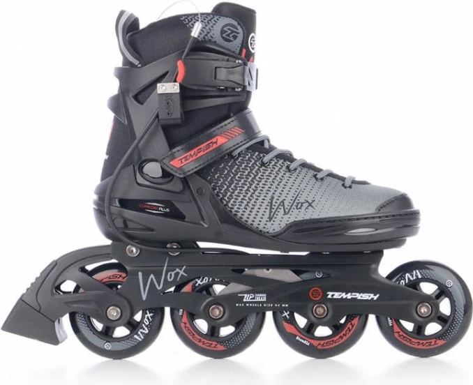 Rekreativne rolerje Wox Xara za moške in ženske, sivo/srebrne