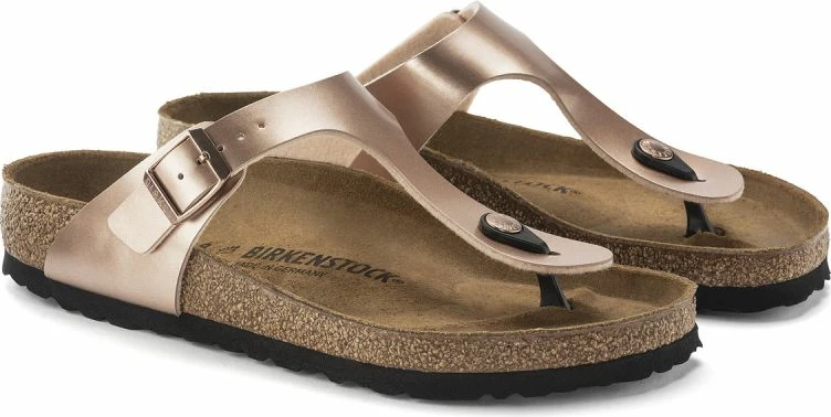 Sandali Birkenstock Gizeh, zlate, ženski
