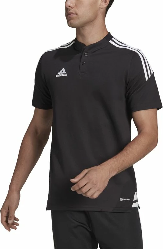 Polo majica za otroke adidas, črna