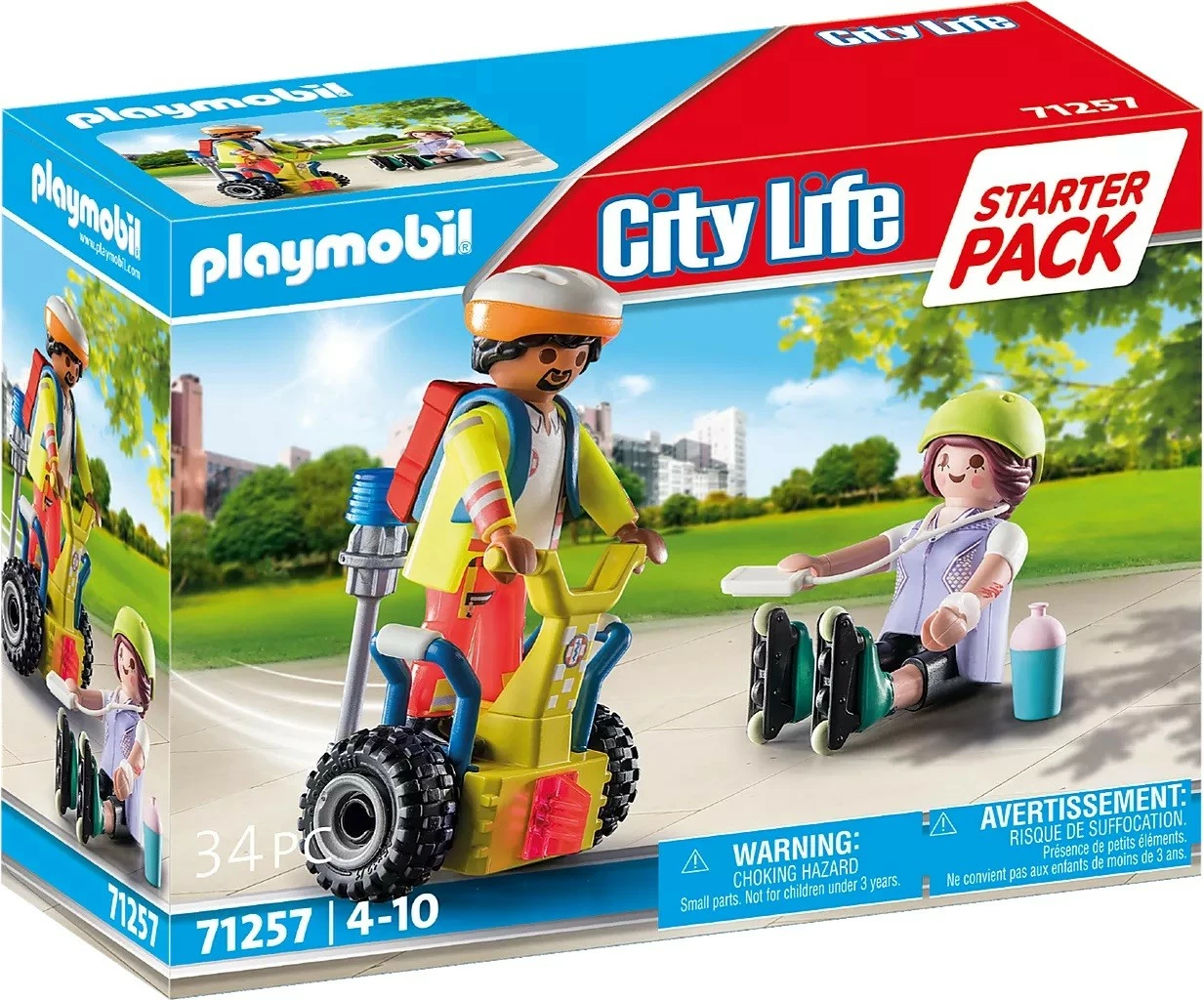 Starter komplet reševalne službe, Playmobil City Life 71257, 34 delov