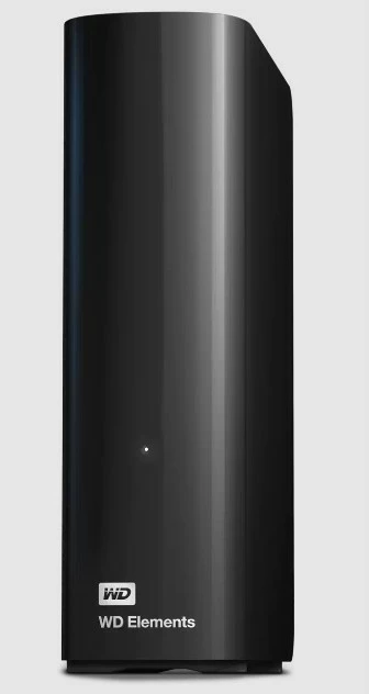 Zunanji trdi disk Western Digital Elements Desktop, 20 TB, USB 3.2 Gen 1/2.0, črn