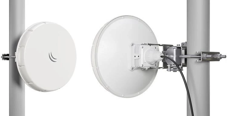 Omrežna naprava nRAY MikroTik, 2000 Mbit/s, bela, PoE, komplet 2 kosa