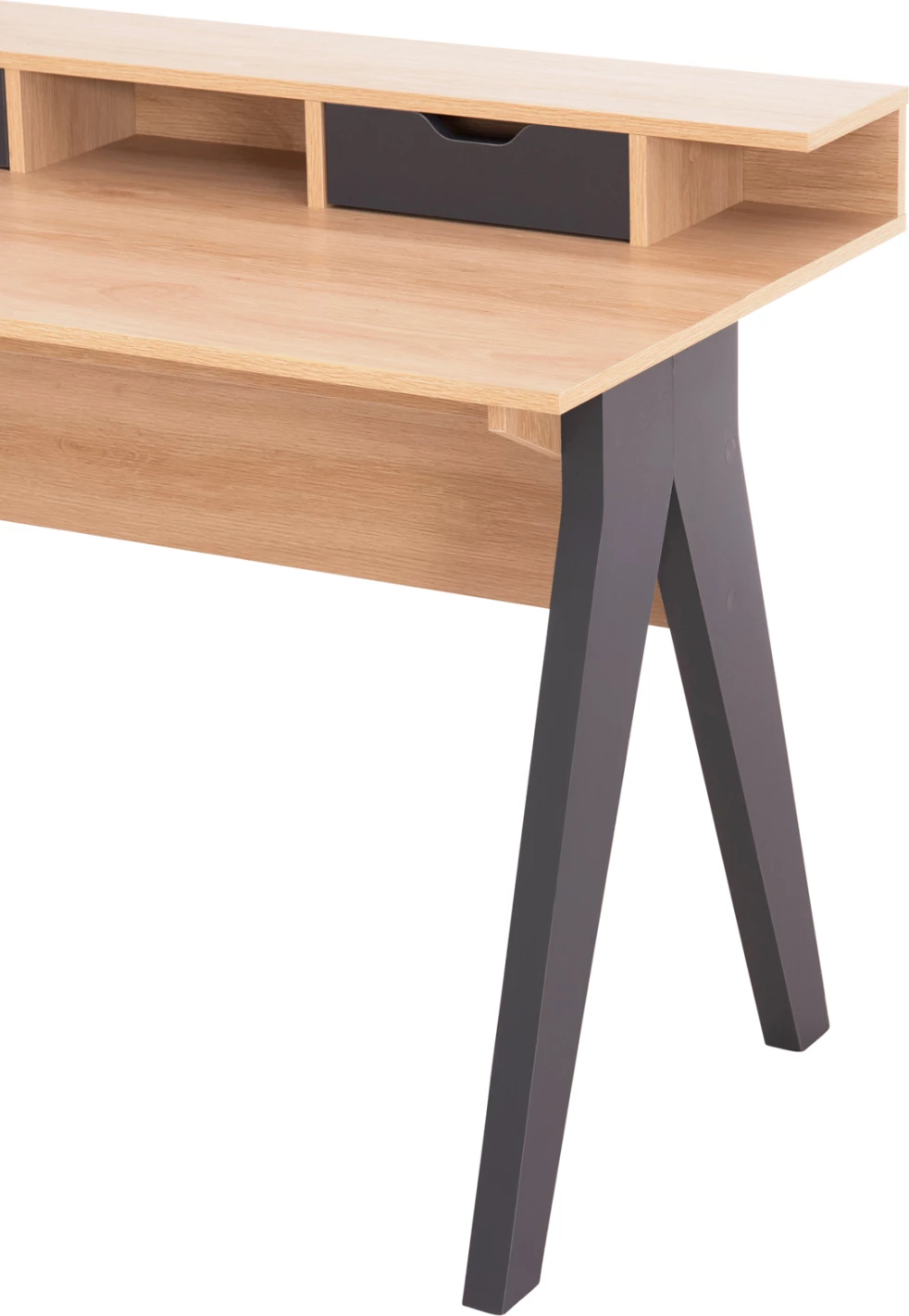 Površina mize REXIN FH18290, melamin, barva sonoma-siva, 120x19-59x75-85,5H cm