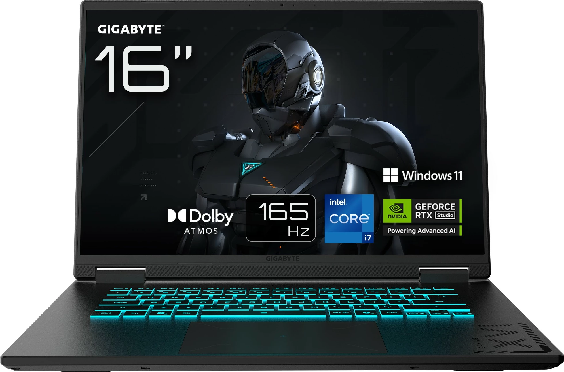 Gaming prenosnik Gigabyte A16, Intel Core i7-13620H, 16", 165 Hz, RTX, Windows 11