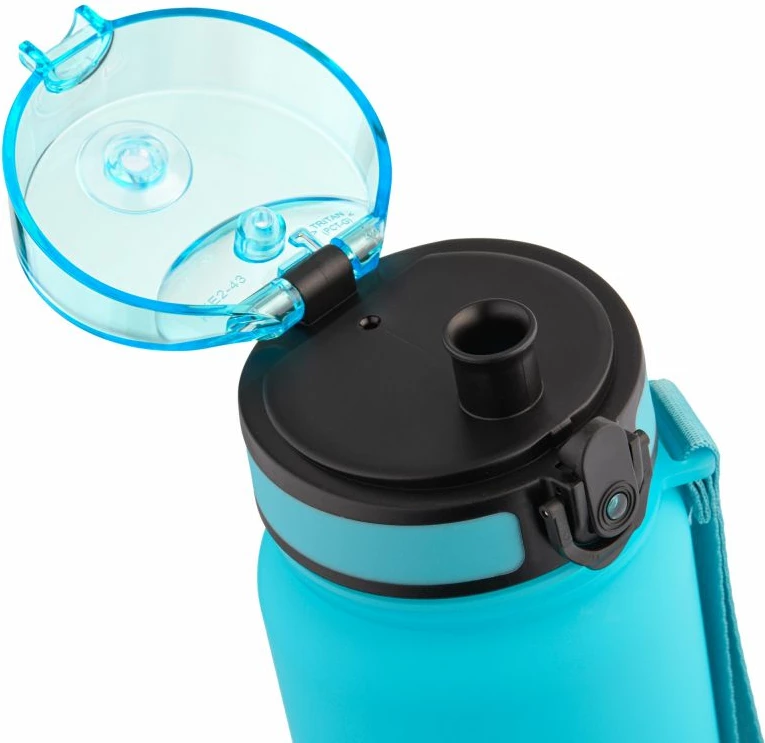 Športna steklenica Meteor, zelena/modra