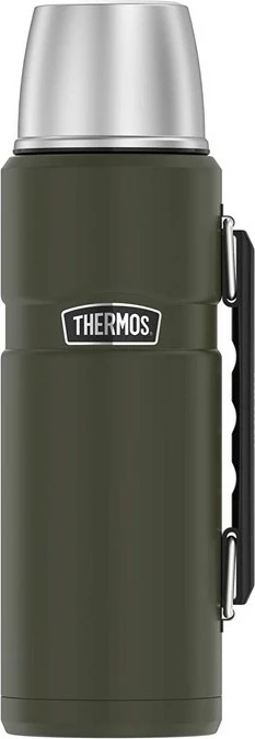 Termos 470 ml z držalom za skodelico, Thermos, army green
