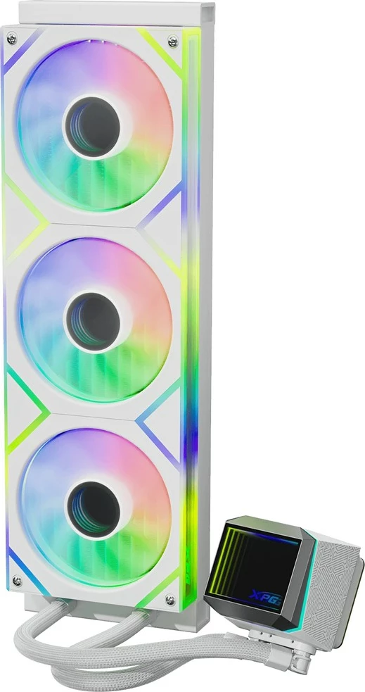 Hladilni sistem z vodo XPG LEVANTE II 360, 3 ventilatorji 12 cm, bel