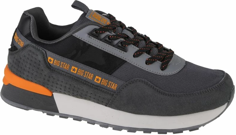 Klasike, lahke moške čevlje Big Star, model LL174375, grafit
