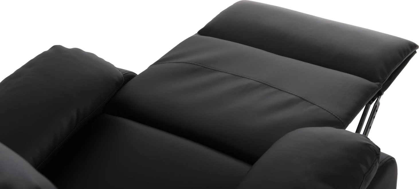 Masažni naslanjač YASUMU FH9784.11 črna PU 80x93x100Hcm