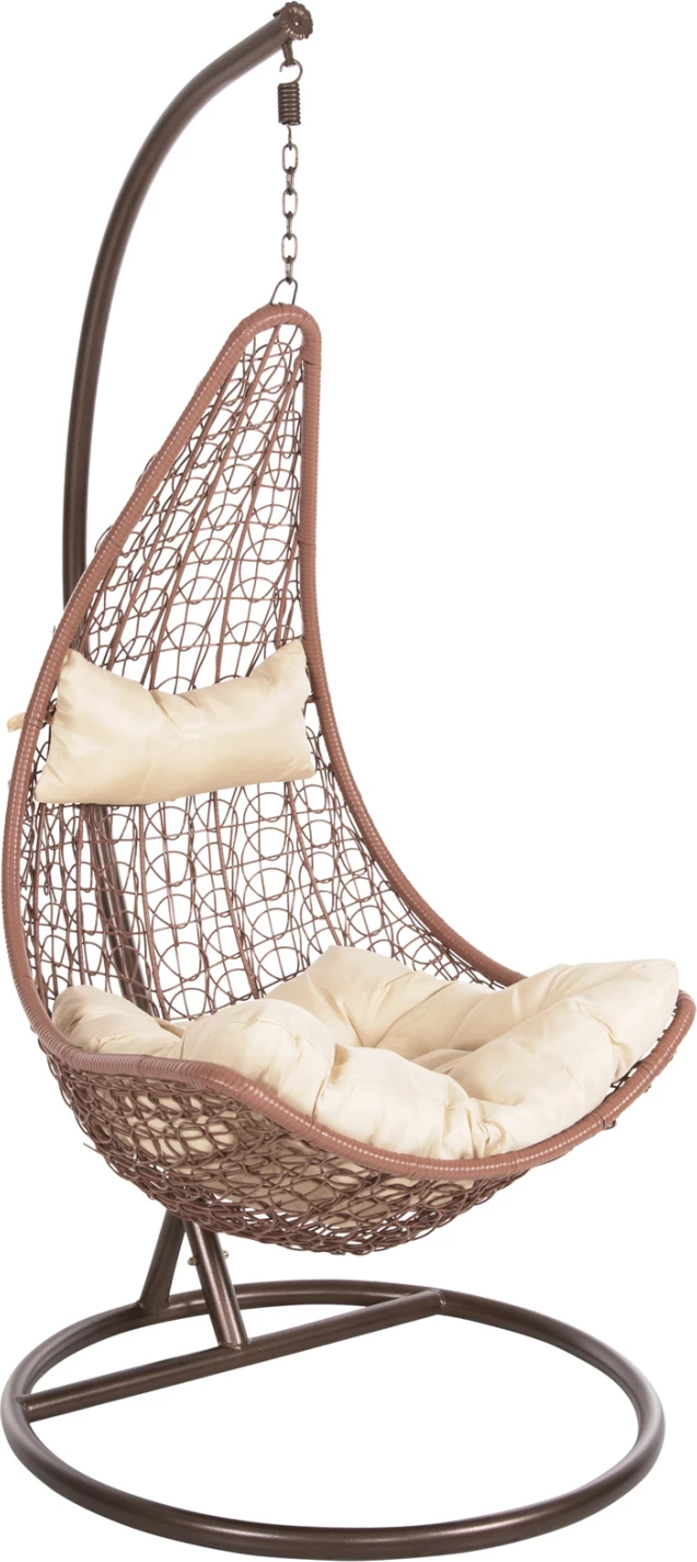 Viseče gnezdo MILLIE FH5996.05 kovinsko v rjavi barvi-sintetični ratan v rjavi Φ95x195Hcm