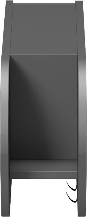 Vhodni obešalnik s polico omare FH18078.03 melamin v temno sivi barvi 84x12x28.6H cm