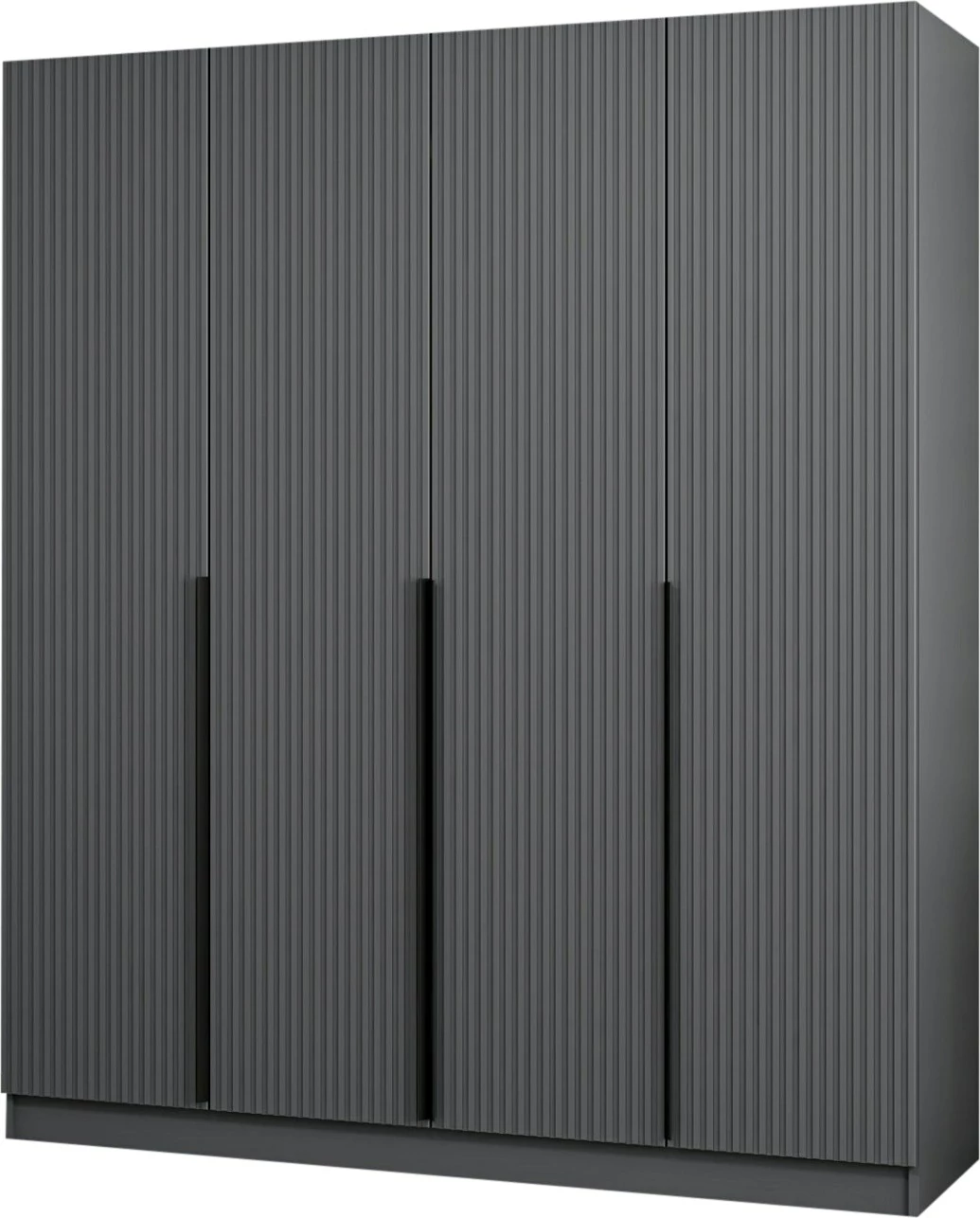 Garderobna omara Kale Plus, Hanah Home, antracit, 180x210x52 cm