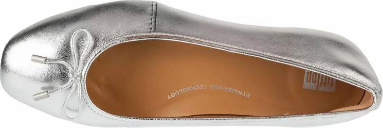 Elegantne balerinke FitFlop ženske, sive