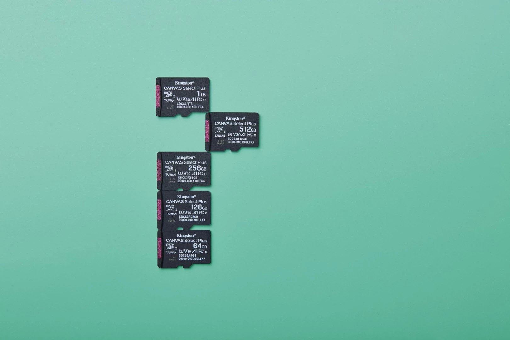 Kartica za pomnilnik Kingston Canvas Select Plus Gen3, 64GB, microSDXC, črna