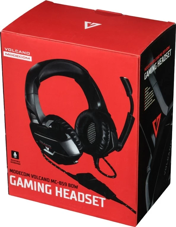 Slušalke za igralce Modecom MC-859 BOW, črne