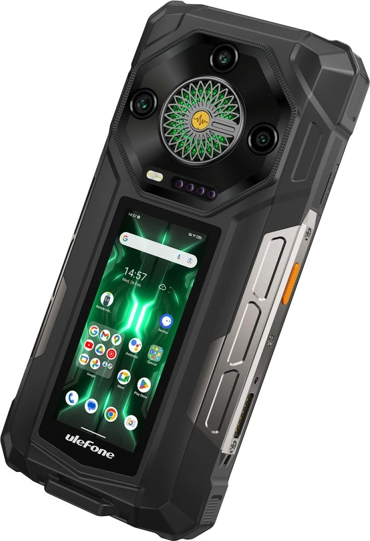 Pametni telefon odporen Ulefone Armor 33 Pro 5G, 16/512GB, črn