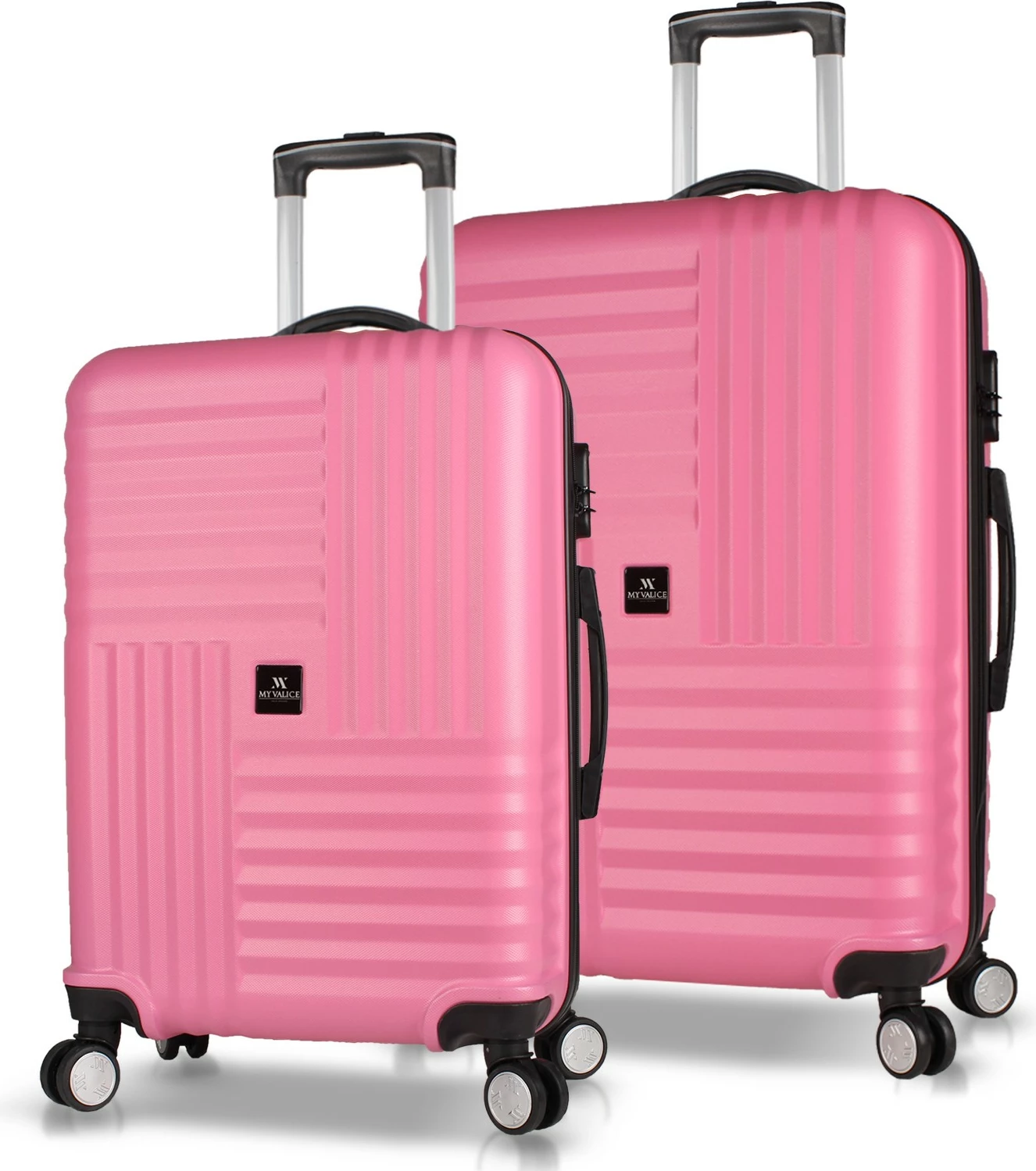 Set kovčkov (2 kosa), rožnat, Zoozie Bags 8449