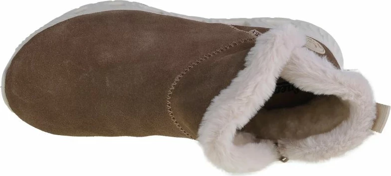 Visoke ženske škornje Rieker, model M6050-64, kremne barve